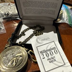 Millennium 2000 Pocket Watch with Chain